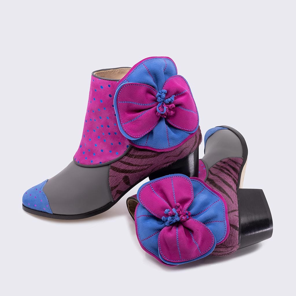 Carmen boot - pink blue